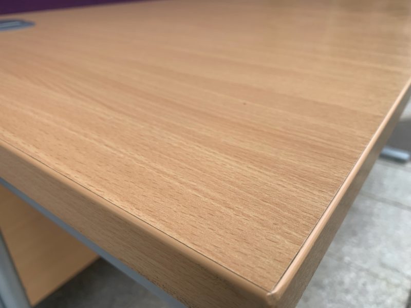 1600 x 600 beech office desk