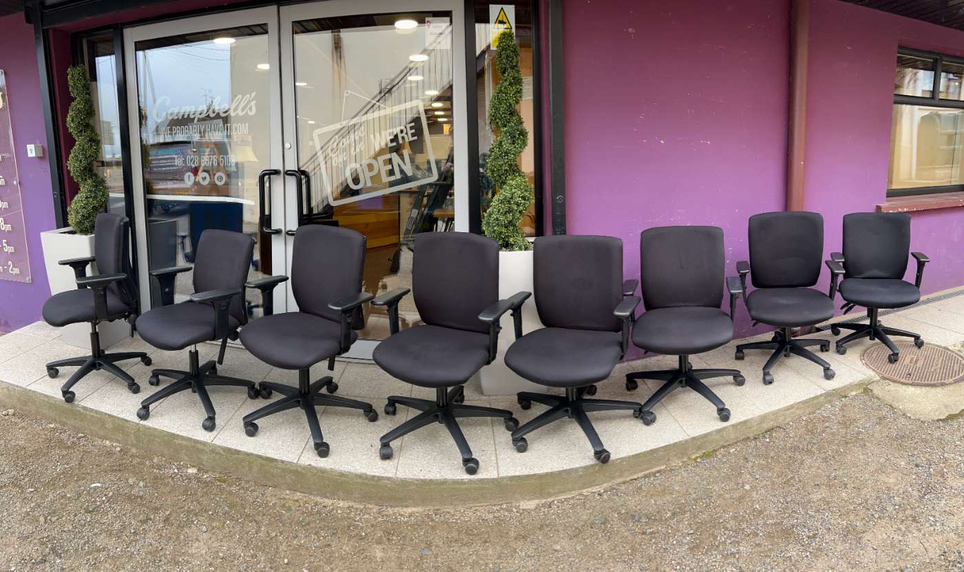 Pair of Velcro POP Office Task Chairs - We Probably Have It