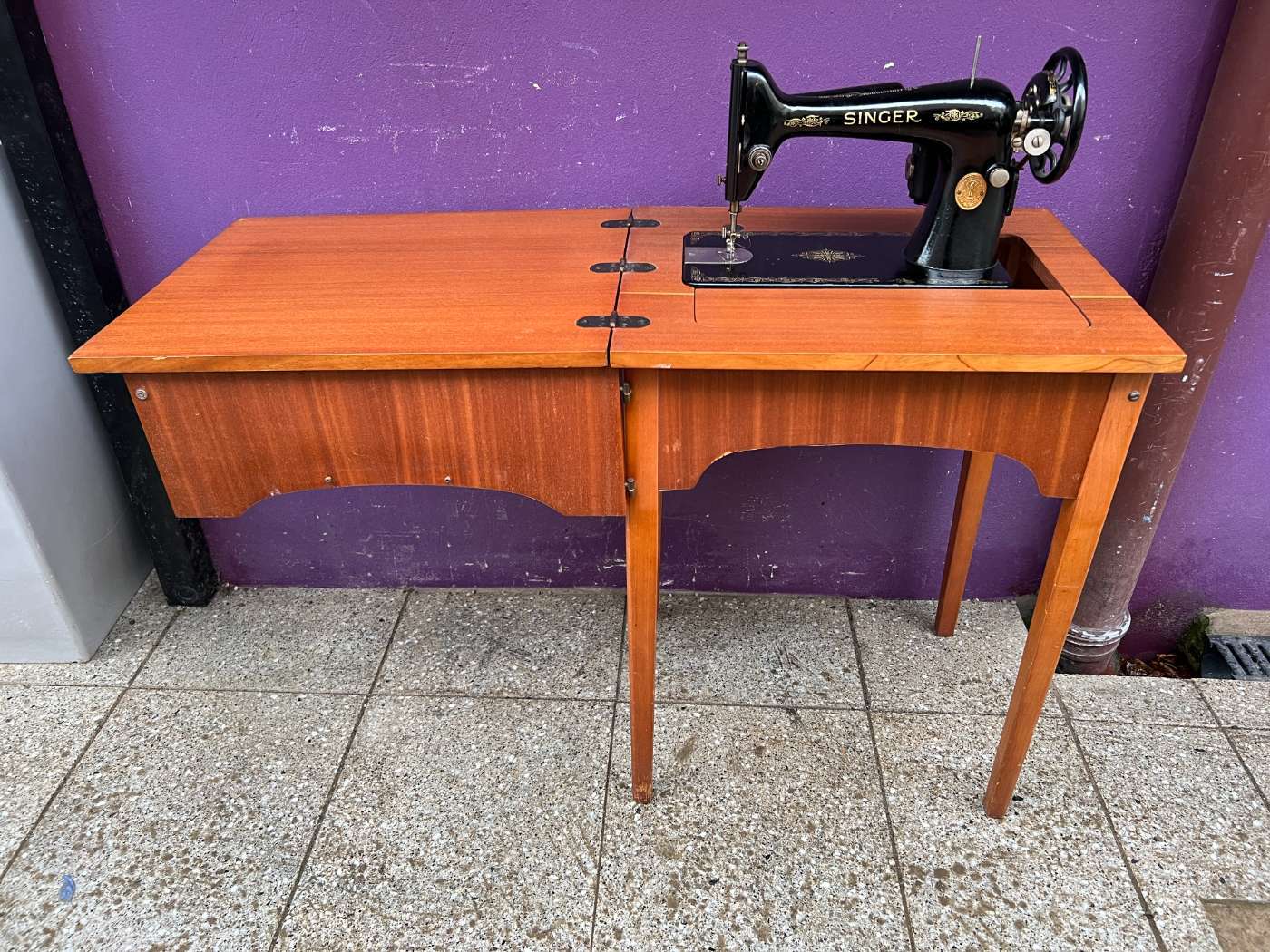 Mid Century Singer Sewing Machine Cabinet We Probably Have It